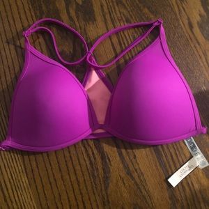 Victoria’s Secret PINK logo bikini top NWT